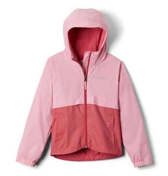 Columbia Rain-Zilla Rain Jacket Pink For Girls NZ91704 New Zealand